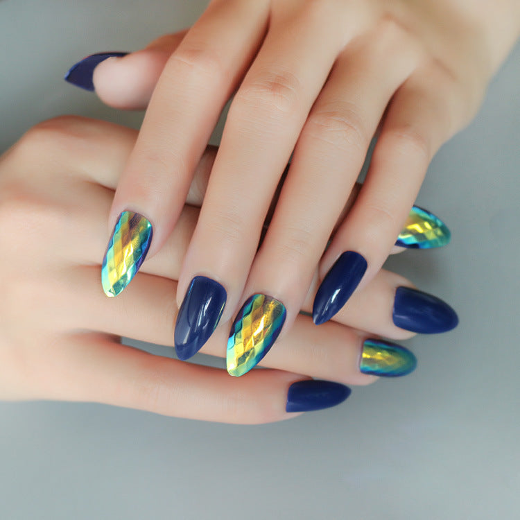 24 pieces of trendy wearable fake nail pieces 24 pieces of trendy wearable fake nail pieces